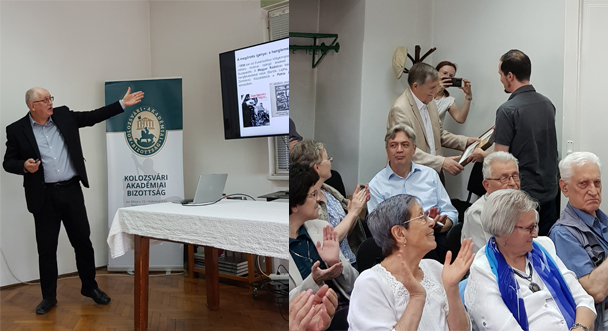 Tánczos Vilmos előadása és Pozsony Ferenc köszöntése