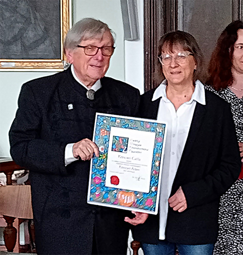 Könczei Ádám-díjat kapott a KJNT alapító tagja